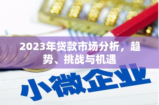 清浦2023年贷款市场分析，趋势、挑战与机遇
