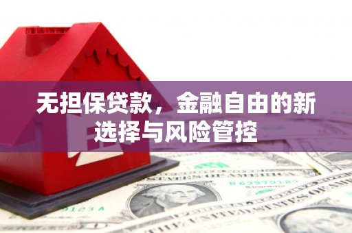 清浦无担保贷款，金融自由的新选择与风险管控