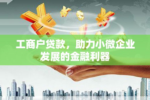 清浦工商户贷款，助力小微企业发展的金融利器