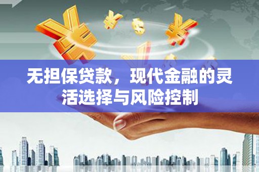 清浦无担保贷款，现代金融的灵活选择与风险控制