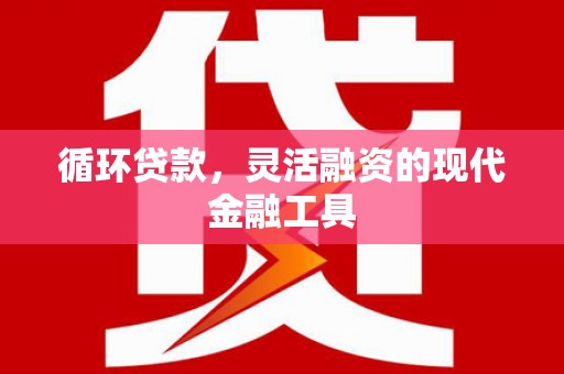 清浦循环贷款，灵活融资的现代金融工具