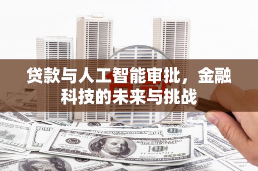 清浦贷款与人工智能审批，金融科技的未来与挑战