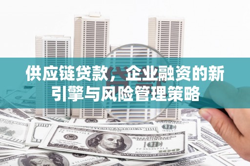 清浦供应链贷款，企业融资的新引擎与风险管理策略