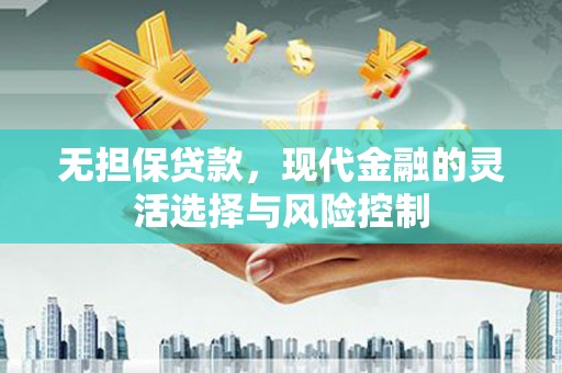 清浦无担保贷款，现代金融的灵活选择与风险控制