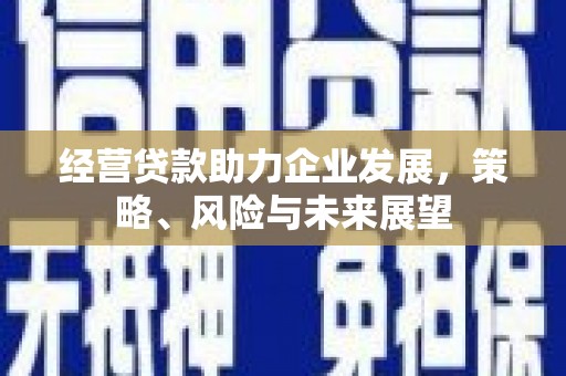 清浦经营贷款助力企业发展，策略、风险与未来展望