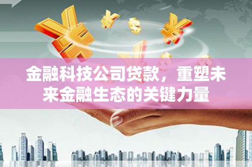 清浦金融科技公司贷款，重塑未来金融生态的关键力量