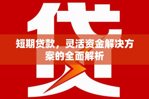 清浦短期贷款，灵活资金解决方案的全面解析