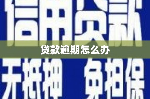 清浦贷款逾期怎么办
