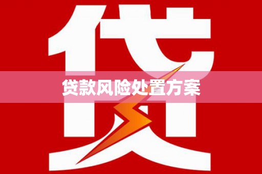 清浦贷款风险处置方案