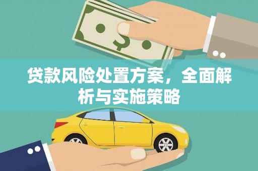 清浦贷款风险处置方案，全面解析与实施策略